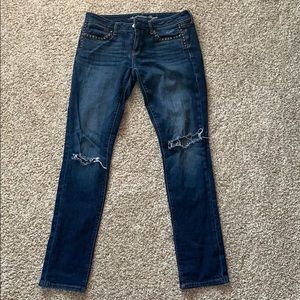 American Eagle Ripped Skinny Jeans